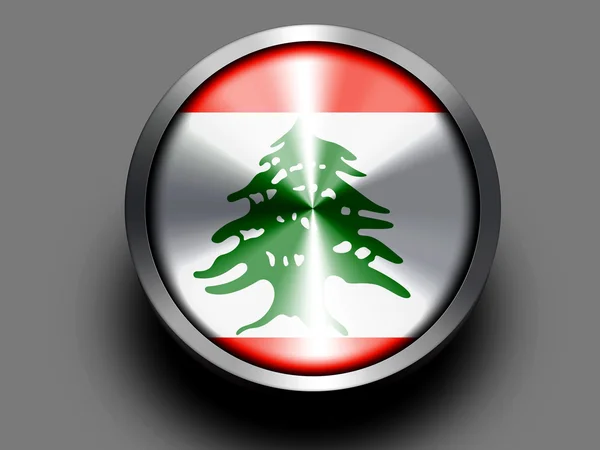 The Lebanese flag — Stock Photo, Image