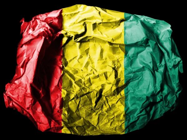 Die guineische Flagge — Stockfoto
