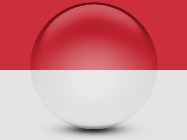 Die indonesische Flagge — Stockfoto