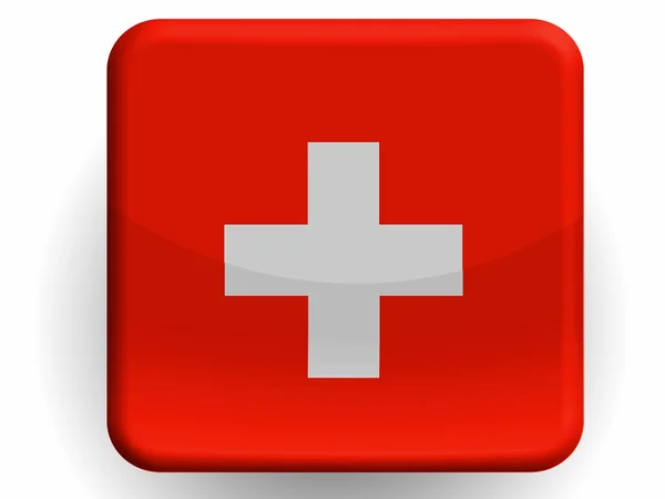 The Swiss flag — Stock Photo, Image