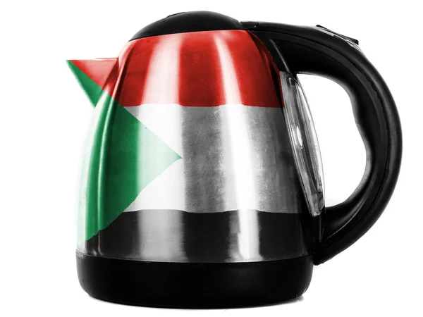 Drapelul Sudanului — Fotografie, imagine de stoc