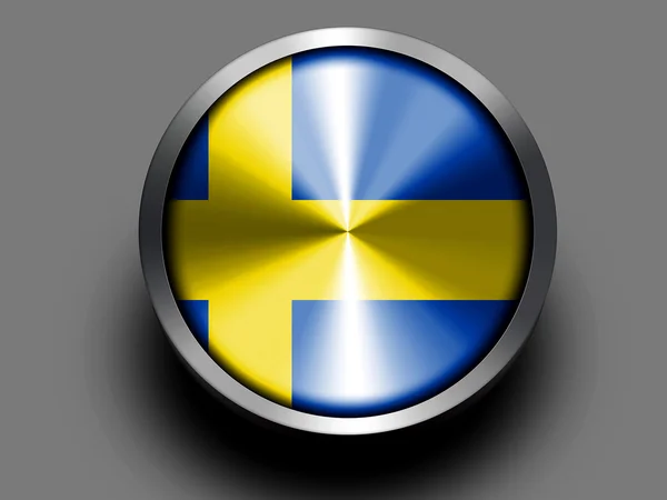 La bandiera svedese — Foto Stock