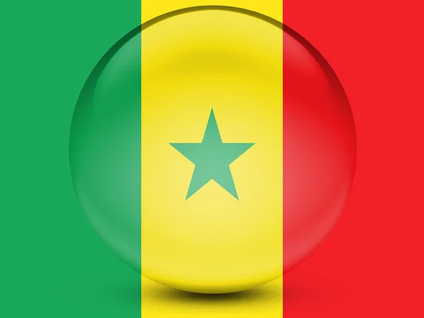 Bandeira do Senegal — Fotografia de Stock