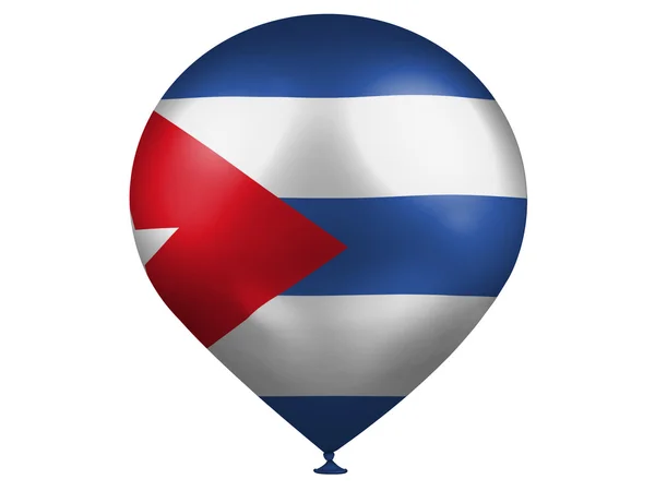 Die kubanische Flagge — Stockfoto