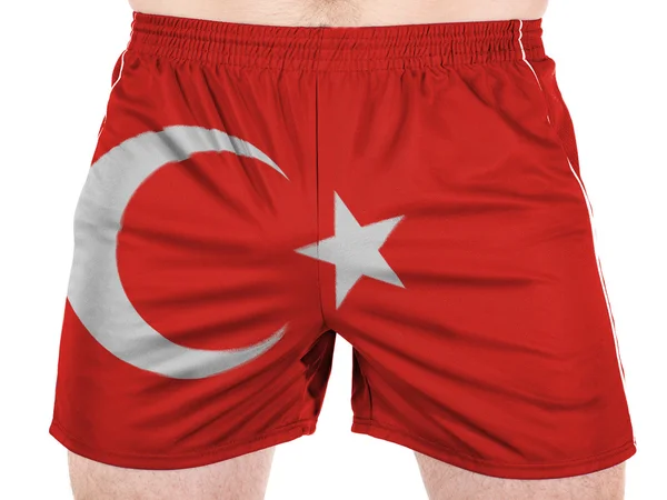 Die türkische Flagge — Stockfoto