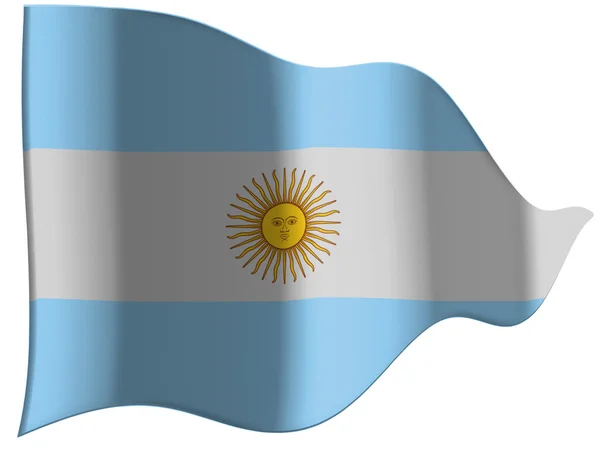 Bandeira argentina — Fotografia de Stock