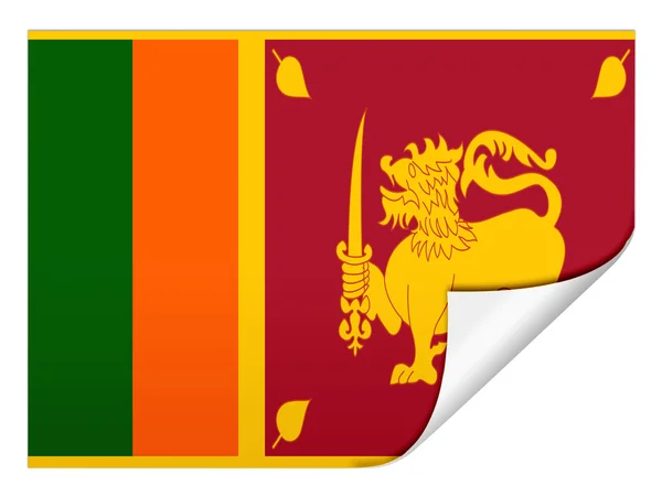 Sri Lanka Drapeau — Photo