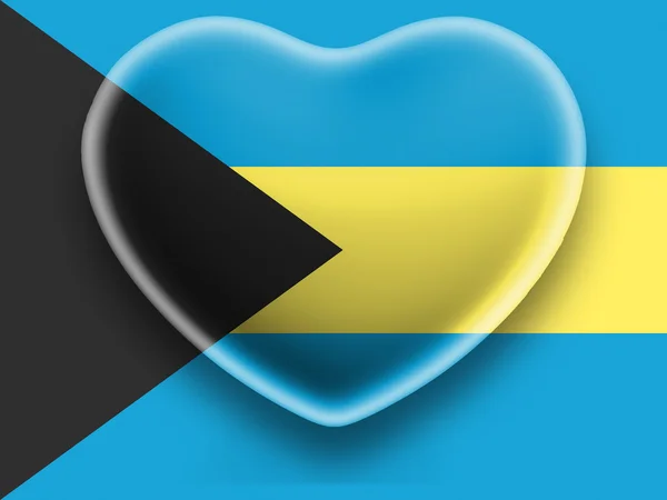 The Bahamas flag — Stock Photo, Image