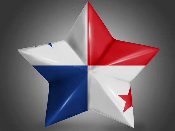 The Panama flag — Stock Photo, Image
