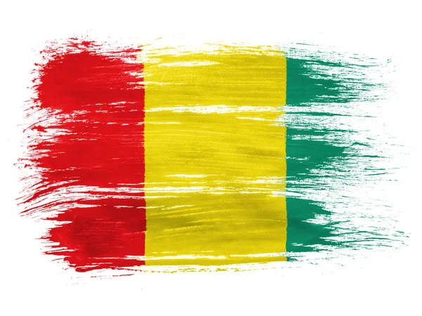 Die guineische Flagge — Stockfoto
