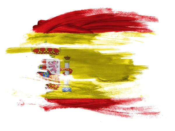 A bandeira espanhola — Fotografia de Stock