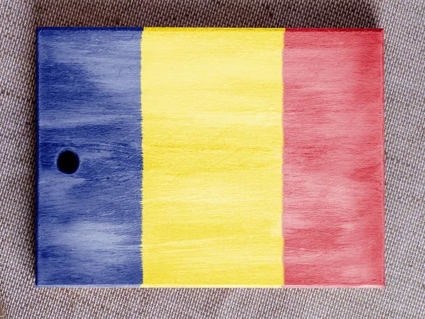 The Romania flag — Stock Photo, Image