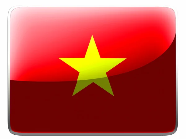 Die vietnamesische Flagge — Stockfoto