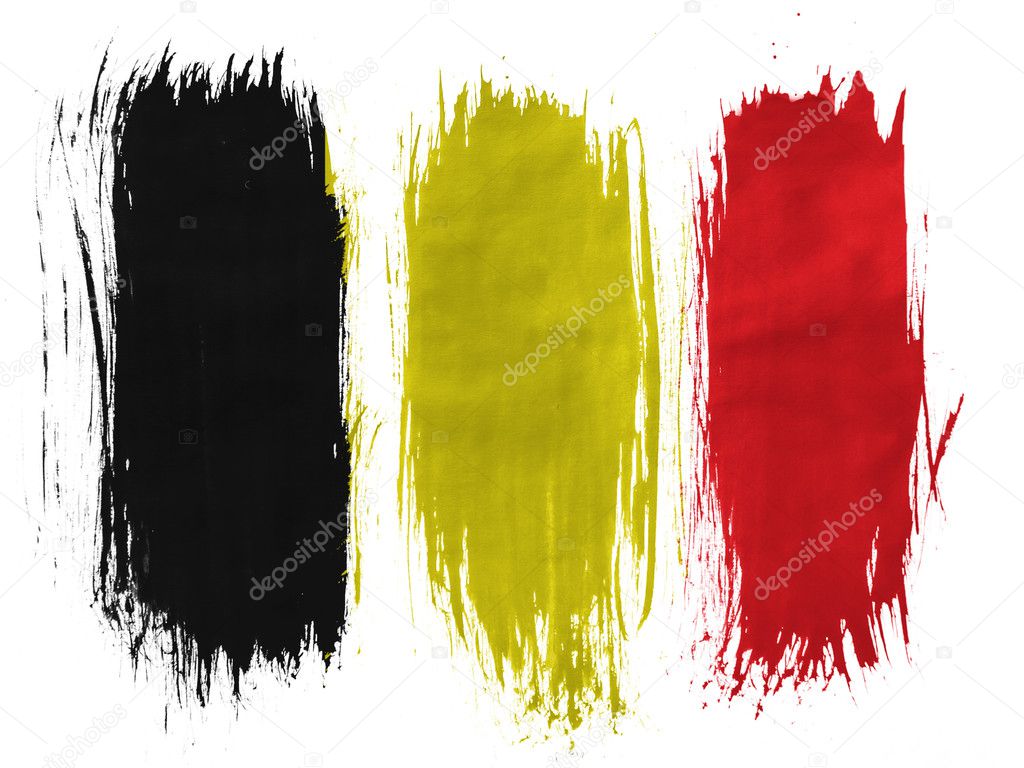 The Belgian flag
