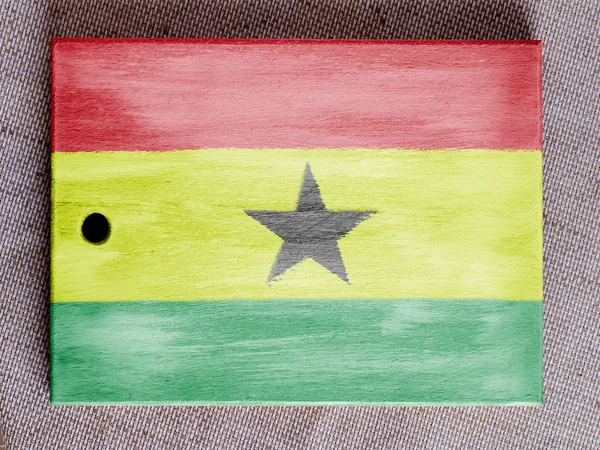 Le drapeau du Ghana — Photo