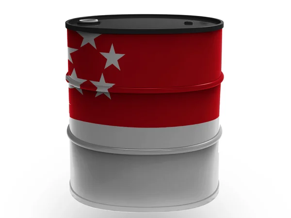 Flaga Singapuru — Zdjęcie stockowe