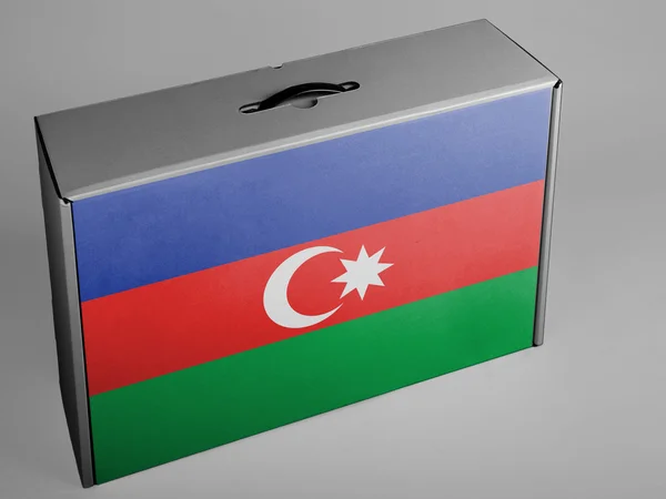 La bandera de Azerbaiyán — Foto de Stock