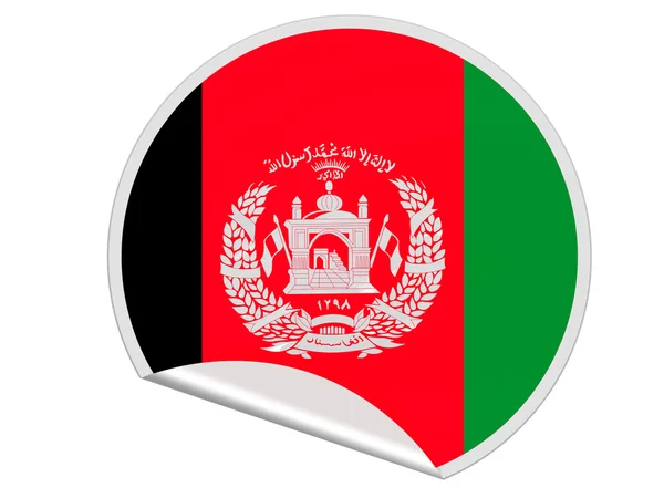 Afghanistan flagga — Stockfoto