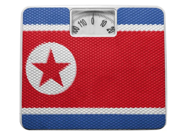 La bandera de Corea del Norte —  Fotos de Stock