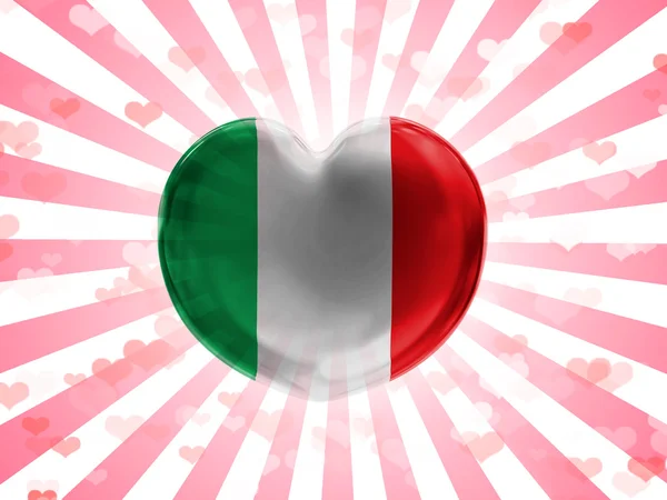 Прапор Італії — стокове фото