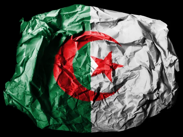 The Algerian flag — Stock Photo, Image