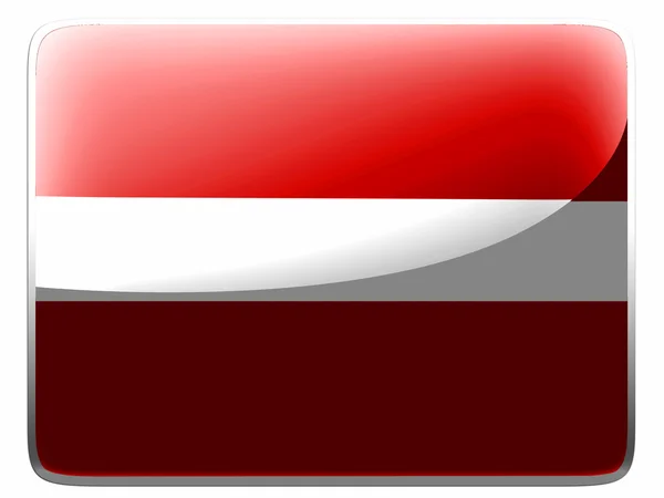 The Latvian flag — Stock Photo, Image