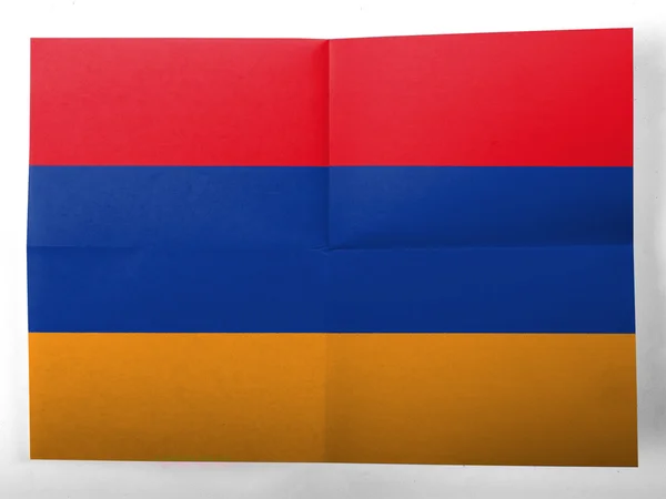 La bandera armenia — Foto de Stock