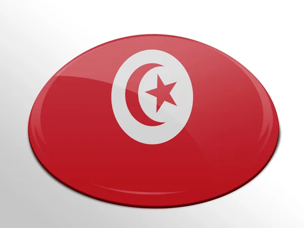 The Tunis flag — Stock Photo, Image