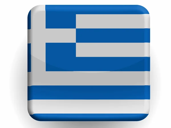 Die griechische Flagge — Stockfoto