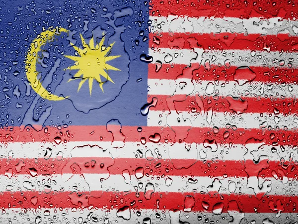 The Malaysia flag — Stock Photo, Image