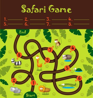 Safari game clipart