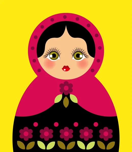 Russian doll — Stock Vector