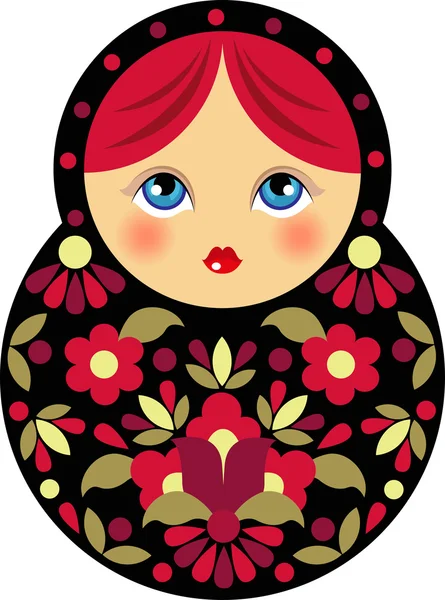 Russian doll — Stock Vector