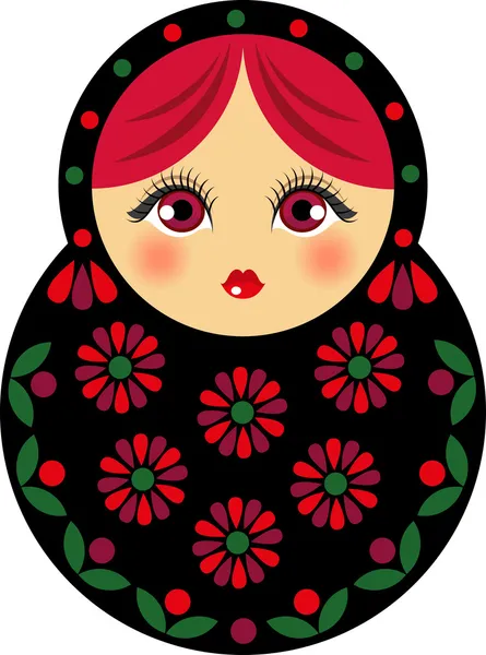 Russian doll — Stock Vector