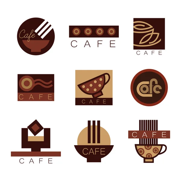 Cafe sign — Stock Vector