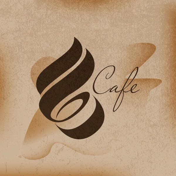 Señal de café — Vector de stock