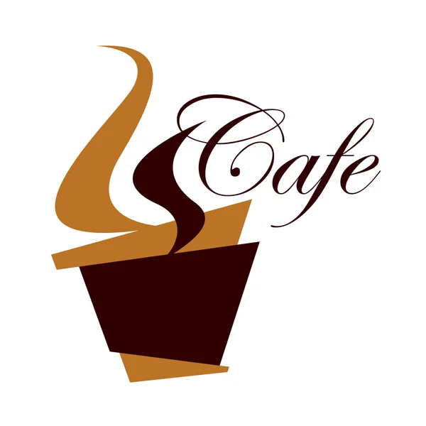 Señal de café — Vector de stock