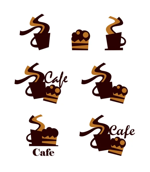 Cafe sign — Stock Vector