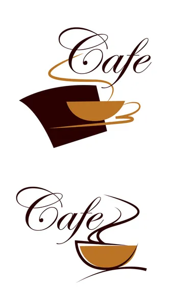 Cafe sign — Stock Vector