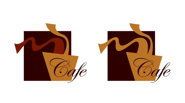 Кафе знак — стоковый вектор