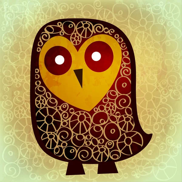 Owl bird — Stockvector