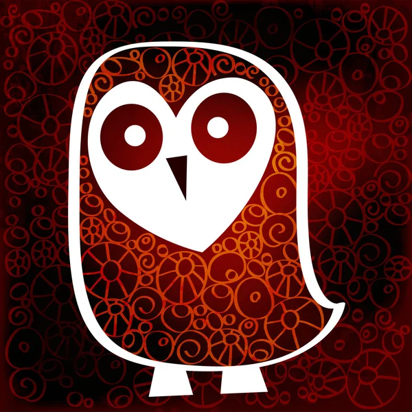 Owl bird — Stockvector