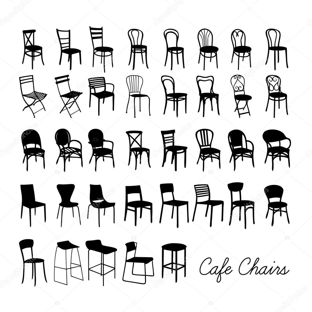 Silhouette cafe chairs