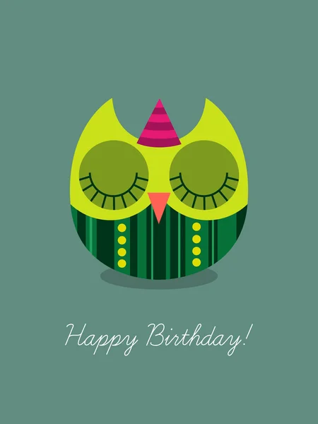 Tarjeta de cumpleaños — Vector de stock