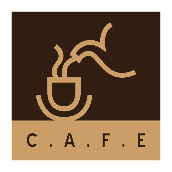 Koffiekopje en koffiepot — Stockvector
