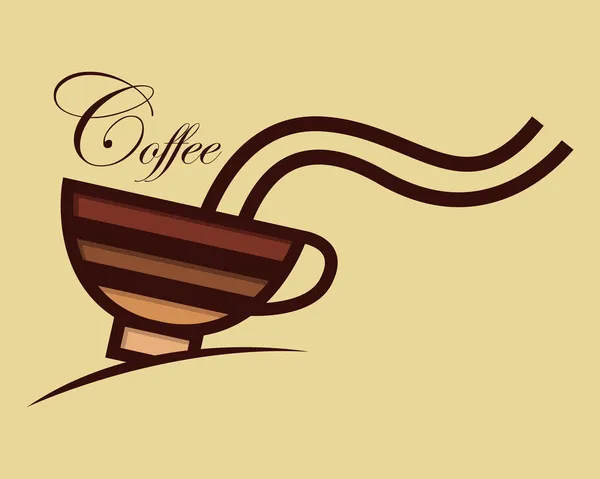 Taza de café — Vector de stock