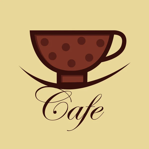 Taza de café — Vector de stock