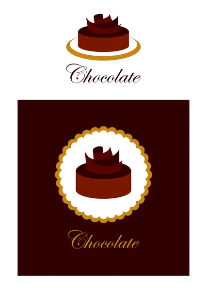 Signo de chocolate — Vector de stock