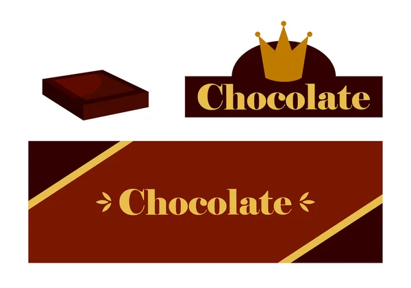 Chocolate sign — Stock Vector