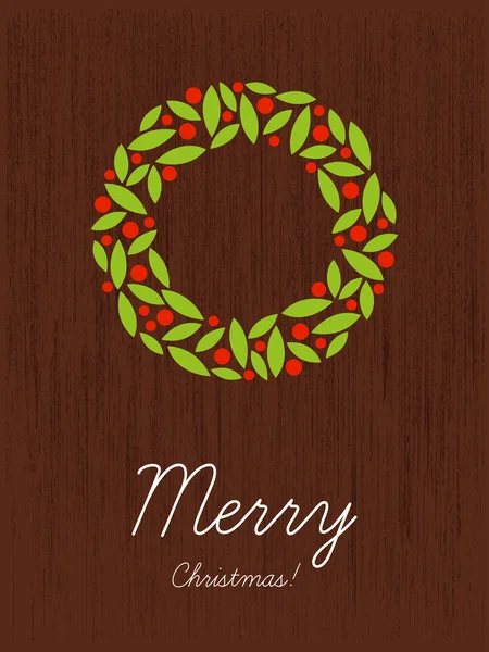 Christmas wreath — Stock Vector